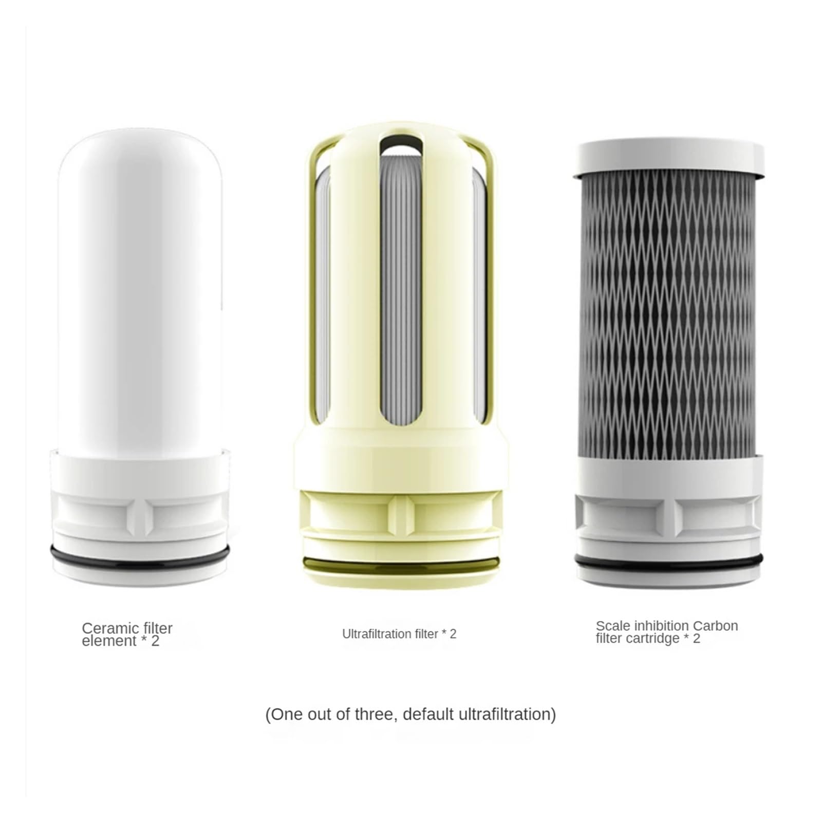 Sistema de filtración de agua con montaje en grifo, filtro de 7 etapas, purificador de agua de grifo montado en acero inoxidable 304 for fregadero, reduce el plomo en un 99 %(Antiscale Carbon)
