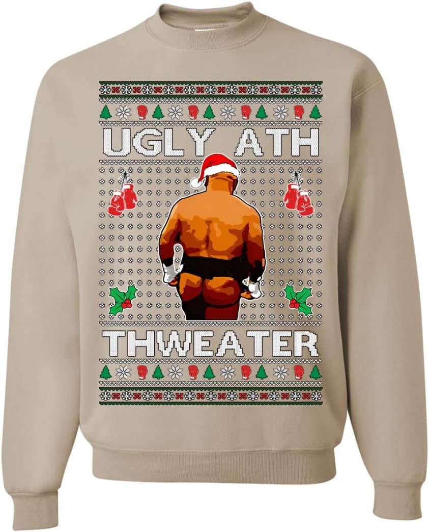 Ugly Ath Thweater Ugly Christmas Sweater Unisex Xmas Crewneck Sweatshirt