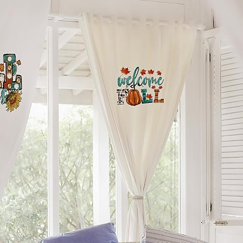 Miniatura 7 de Parches termoadhesivos de otoño para ropa, transferencia de calabaza, hojas de arce, gnomo, transferencia térmica, calcomanías para planchar para