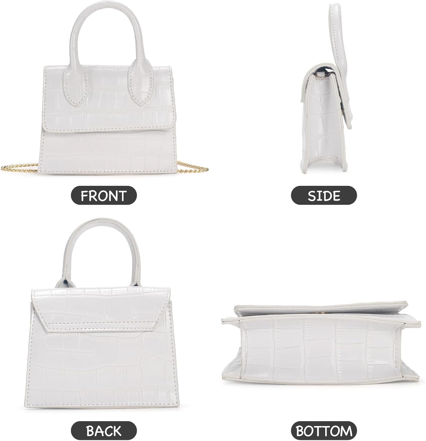 Tiny Purse Mini Bags, Mini Crossbody Bag for Women, Cute Small Purse with Top Handle, Trendy Handbag