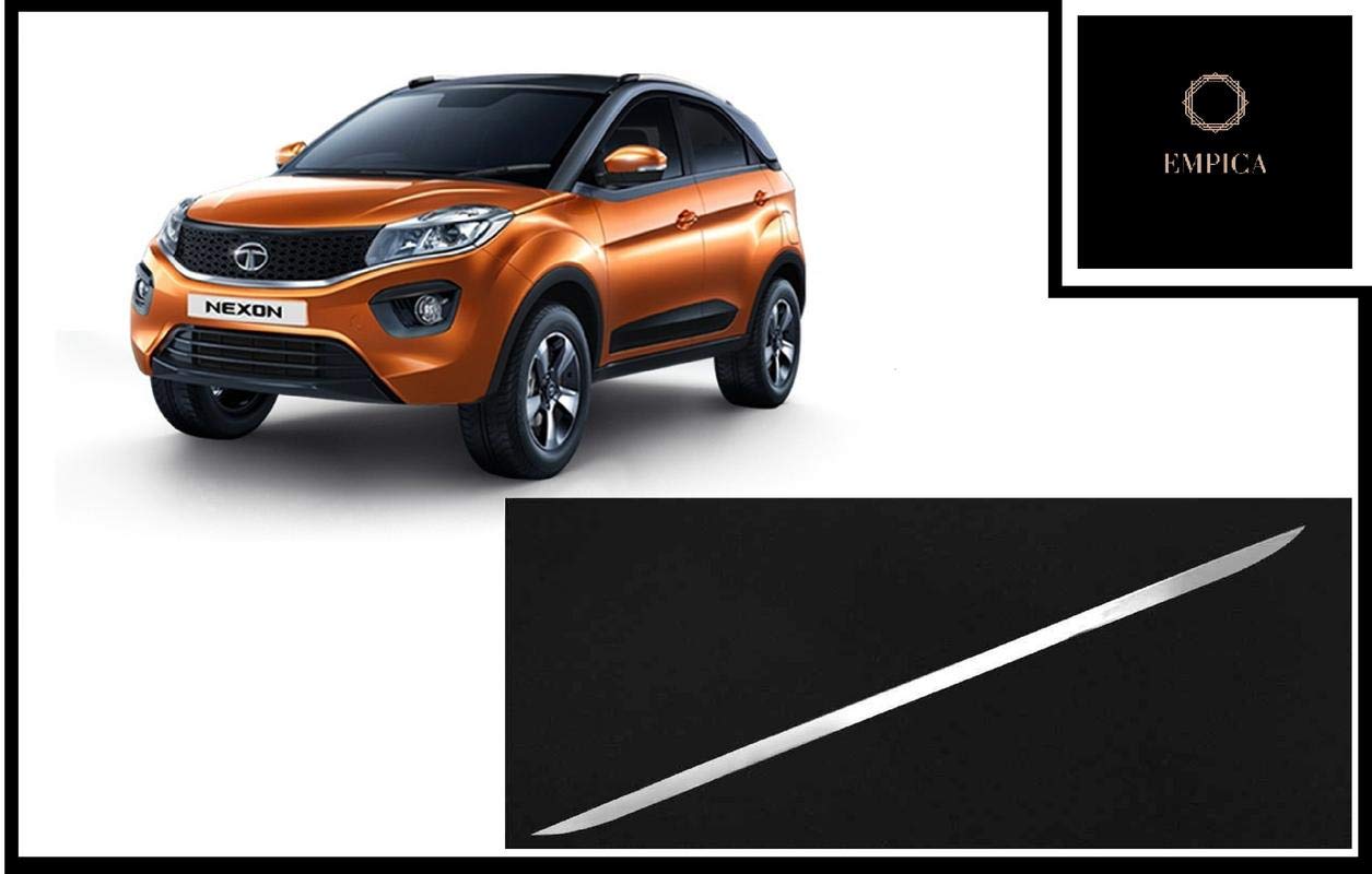 Empica Chrome Trunk Garnish for Car Dicky Trim Garnish Rear Boot