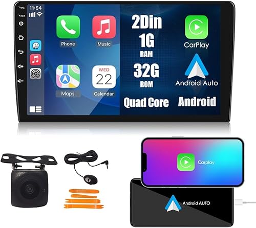 Miniatura 71 de KUNFINE Universal CarPlay/Android Auto Autoradio Android FM Radio Navegación del Coche Estéreo Pad Reproductor Multimedia GPS 7 "IPS Pantalla Táctil