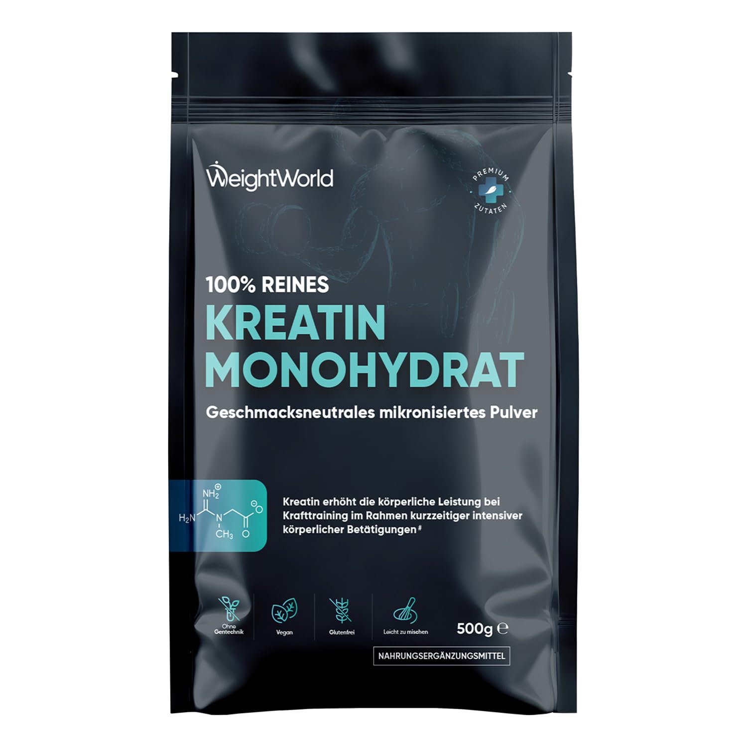Creatine Monohydrate Powder, 100% Pure, Unflavoured (400 Servings - View #5