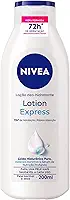 NIVEA Loção Hidratante Corporal Lotion Express - Loção Hidratante com textura leve que hidrata profundamente, protege do ressecamento e auxilia na regeneração da pele - 200ml