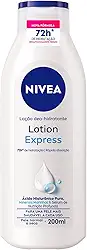 NIVEA Loção Hidratante Corporal Lotion Express - Loção Hidratante com textura leve que hidrata profundamente, protege do ressecamento e auxilia na regeneração da pele - 200ml
