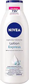 NIVEA Loção Hidratante Corporal Lotion Express - Loção Hidratante com textura leve que hidrata profundamente, protege do ressecamento e auxilia na regeneração da pele - 200ml