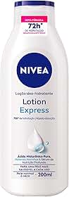 NIVEA Loção Hidratante Corporal Lotion Express - Loção Hidratante com textura leve que hidrata profundamente, protege do ressecamento e auxilia na regeneração da pele - 200ml