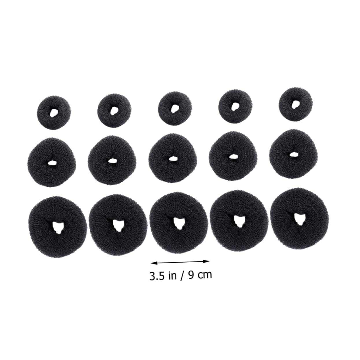 15pcs Hair Bun Maker Set Donut Hair Styling Tools for Boys and Girls and Adults Easy-to-Use for Creating Buns and Updos for Dance and Special Occasions