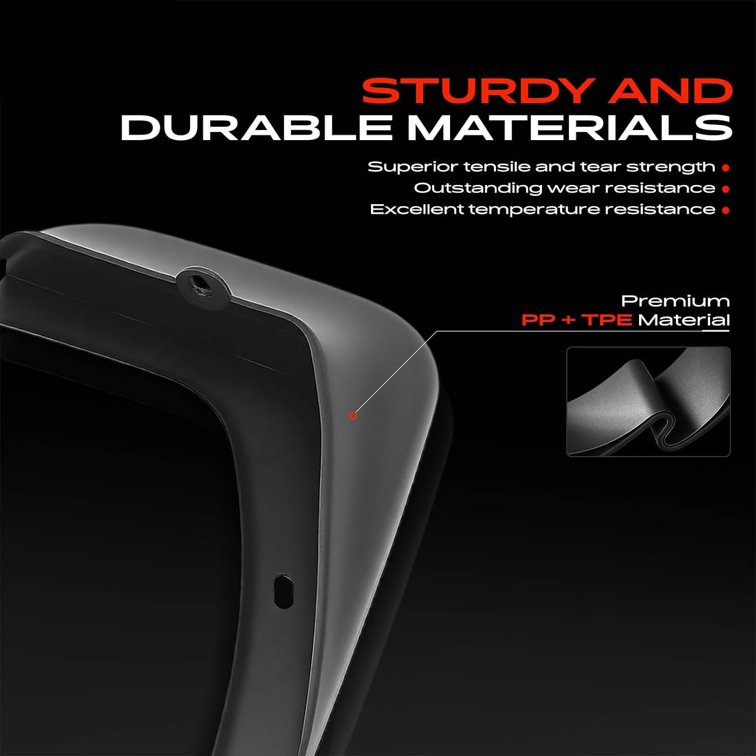 A-Premium Mud Flaps Compatible with Hyundai Accent 2012-2022