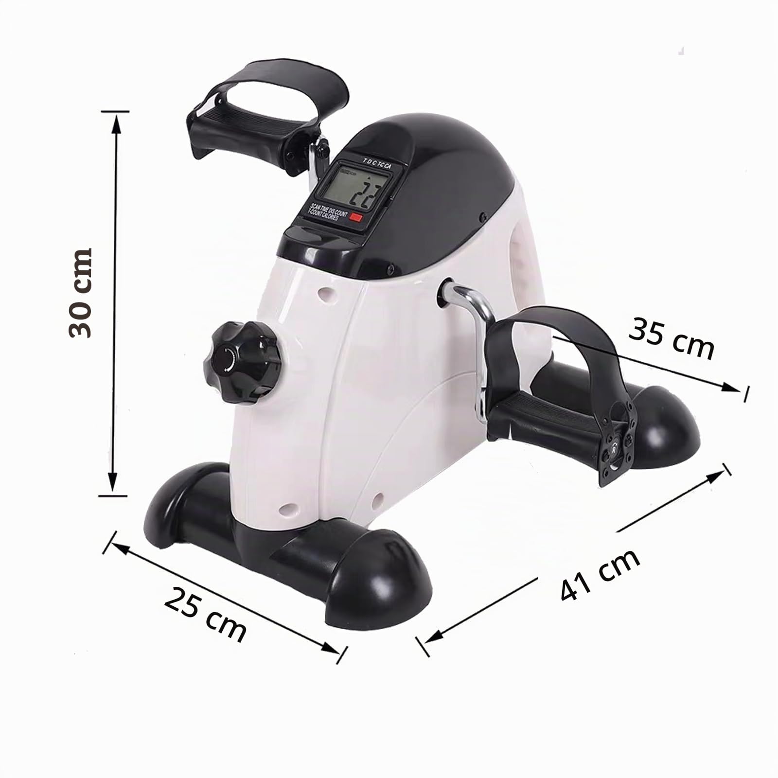 Pedales Estaticos Personas Mayores,Mini Bicicleta Estática con Pantalla LCD,Bicicleta de Ejercicio para Brazos y Piernas,Pedaleador para Ancianos,