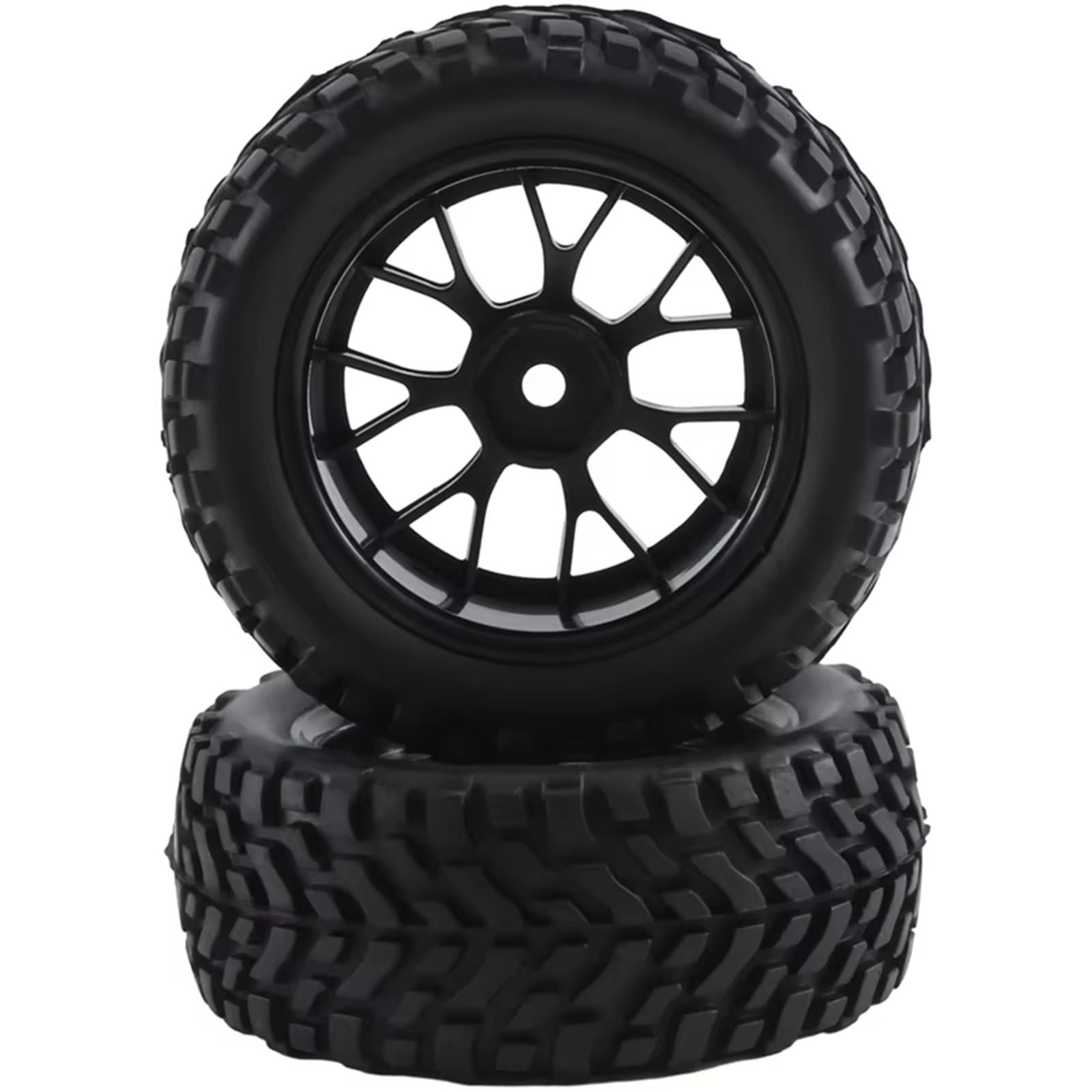 Compatibile Con TAMIYA Per TT02 XV01 1/10 RC Per Rally Per Strada Per Parti Da Per Corsa 4 Pezzi 75 Mm Cerchione In Plastica Pneumatico In Gomma Per Universale Parti