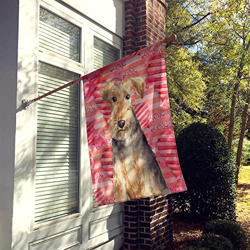 Welsh Terrier grand drapeau décoratif multicolore pour jardin - 3