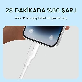 VegGieg 60W Type-C to Type-C Fast Charging and Data Cable 1.2 Meters