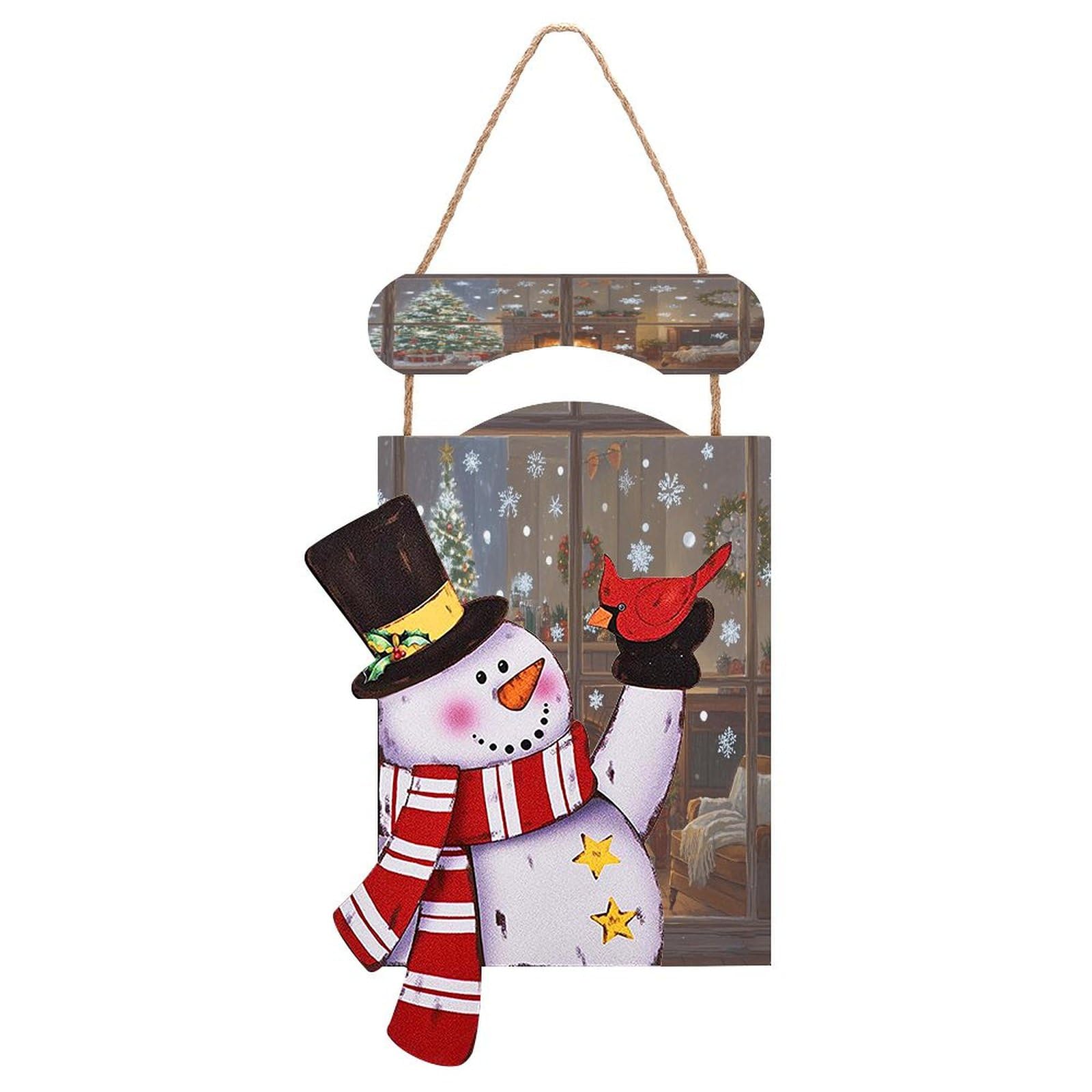 Cheminée chaude et esprit de fête avec le panneau en bois de Noël rustique