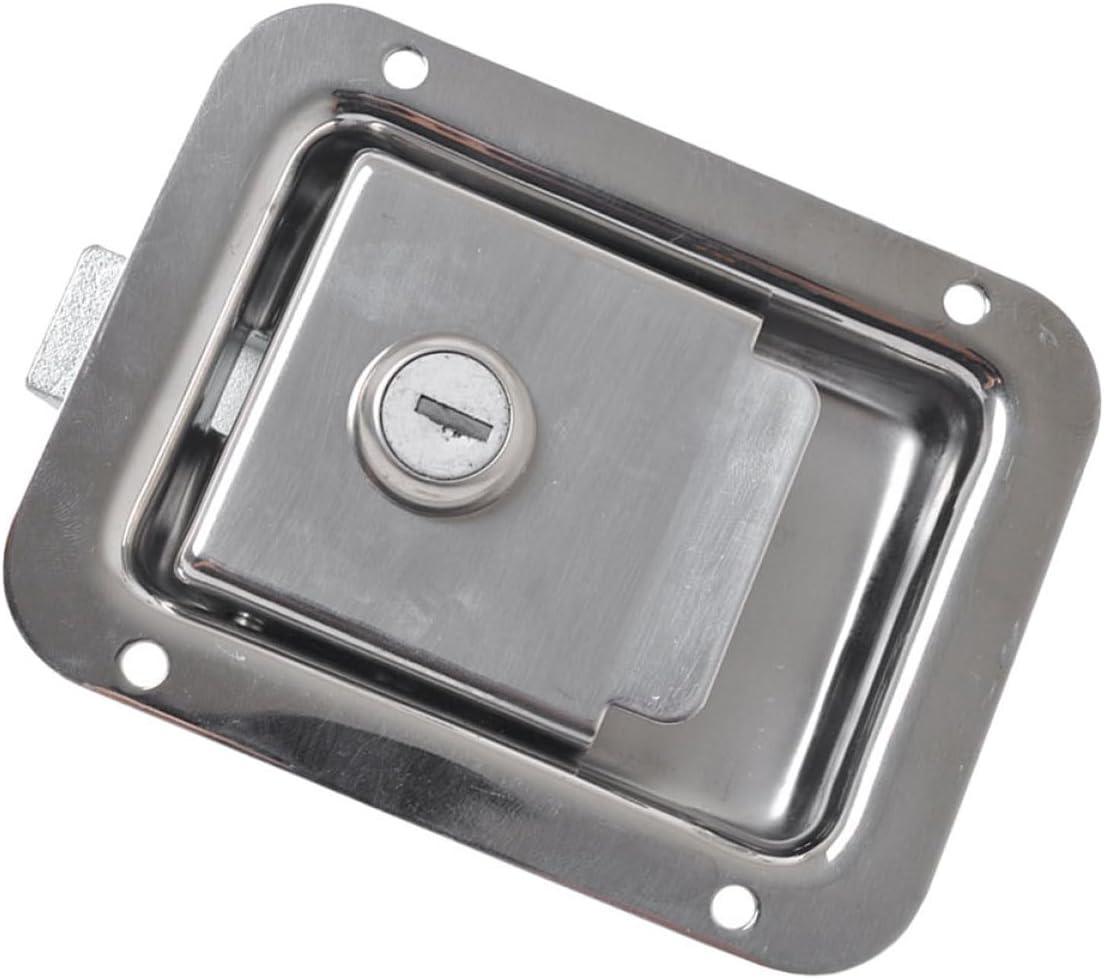 Alipis Rv Toolbox Paddle Lock Stainless Steel Truck Replacement Trailer Door Latch for ATV Utv Camper for Toolboxes and Rv Doors