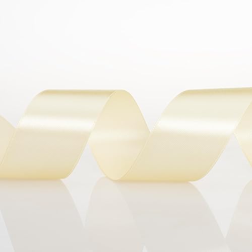 Vista 178 de Cinta de satén sólido azul real de 1 pulgada, cinta de tela artesanal de 50 yardas para envolver regalos, ramos florales, decoración de fiesta