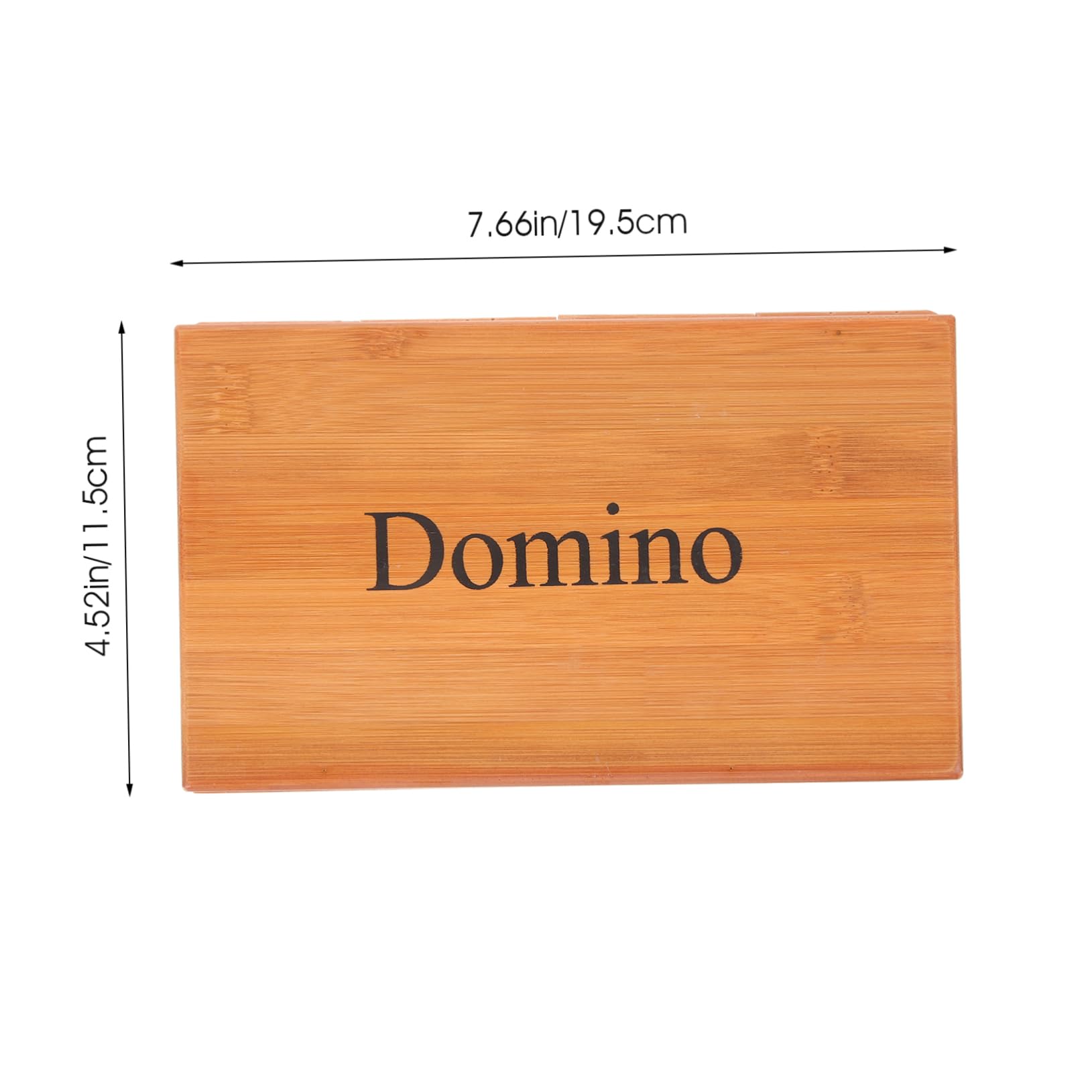 ifundom Jeu de Dominos en Bois Vintage pour Adultes et Garçon et Filles Boîte de Dominos en Bambou Tuiles de Jeu Classiques Familial Présent Loisirs et Convivialité 1 Coffret