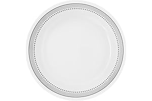 Corelle Livingware Mystic Gray 8.5" Lunch Plates: Durable and Stylish