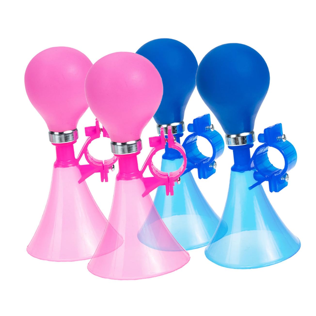 Milisten 4pcs Set Bicycle Air Horn Bike Small Air Horn Bike Accessories Cycling Bell Bicycles Accessory Plastic