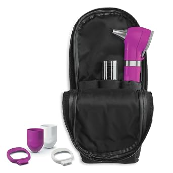 OTICA We|ch A||yn Pocket Plus LED Otoscope Fiber Optic Professional Otoscope with AA Battery Handle 22880 Plum
