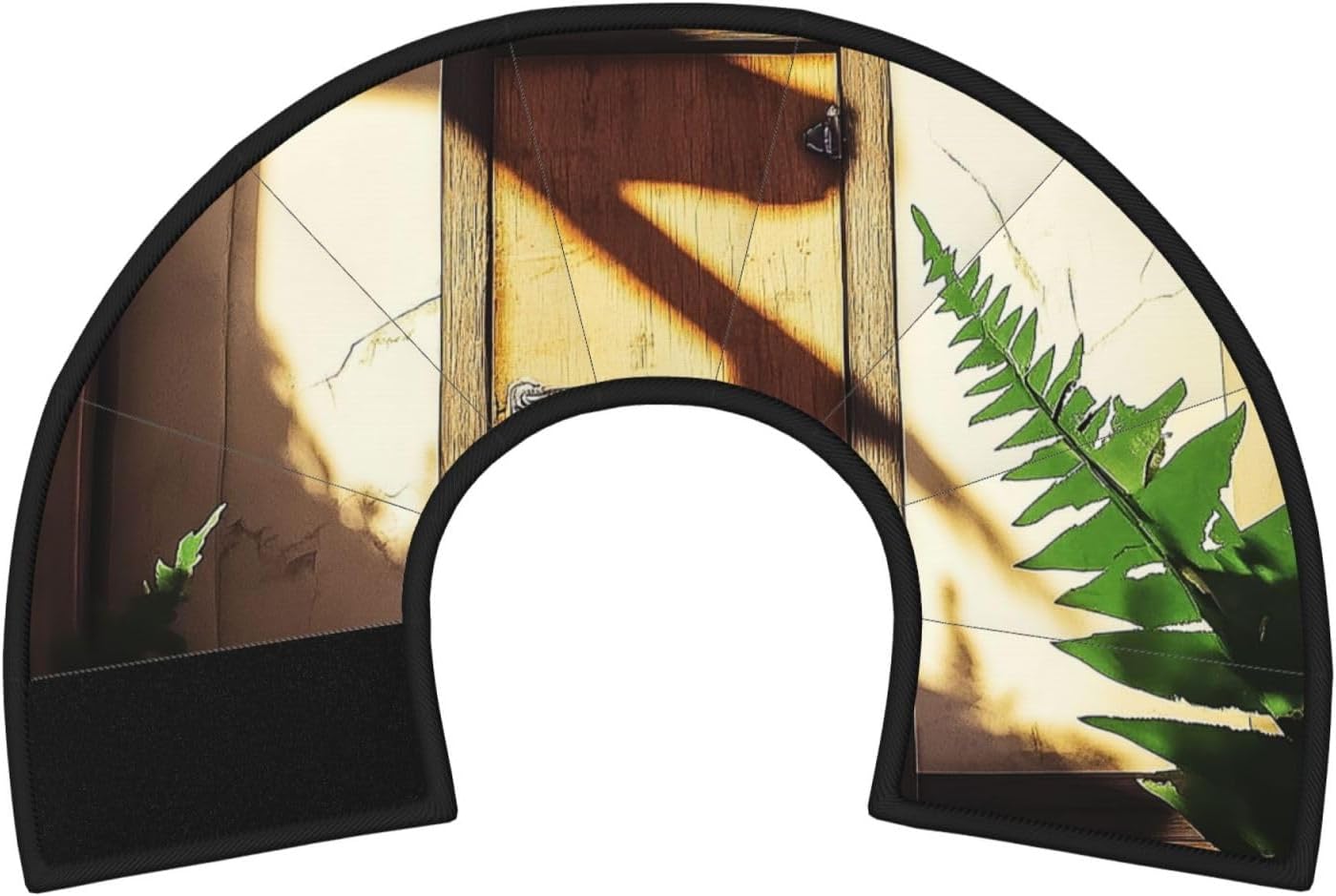 Custom Pet Cones - Unique Design Cat & Dog Cone, Collar for Post-Surgery Recovery, Adjustable Neck What Kind of Wooden Door Medium