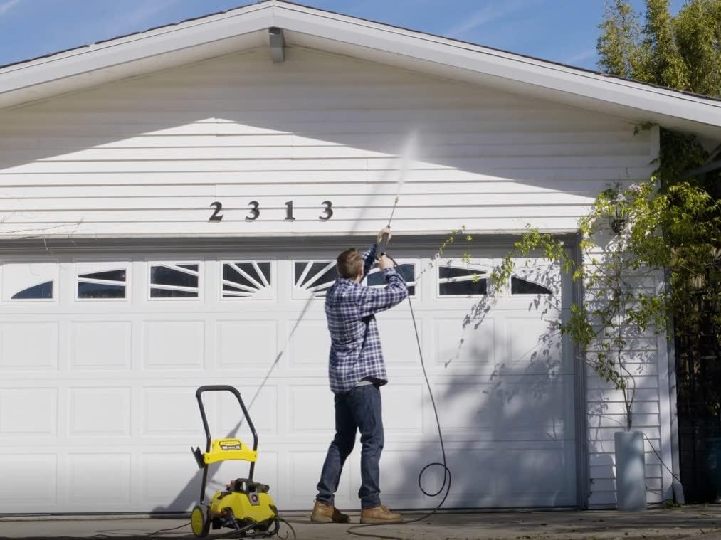 Stanley Electric Pressure Washer, SLP2050, 2-in-1 Mobile Cart or Detach Portable Use with Detergent Tank, 2050 Max PSI, 1.4 GPM, Great for Washing Cars : Patio, Lawn & Garden