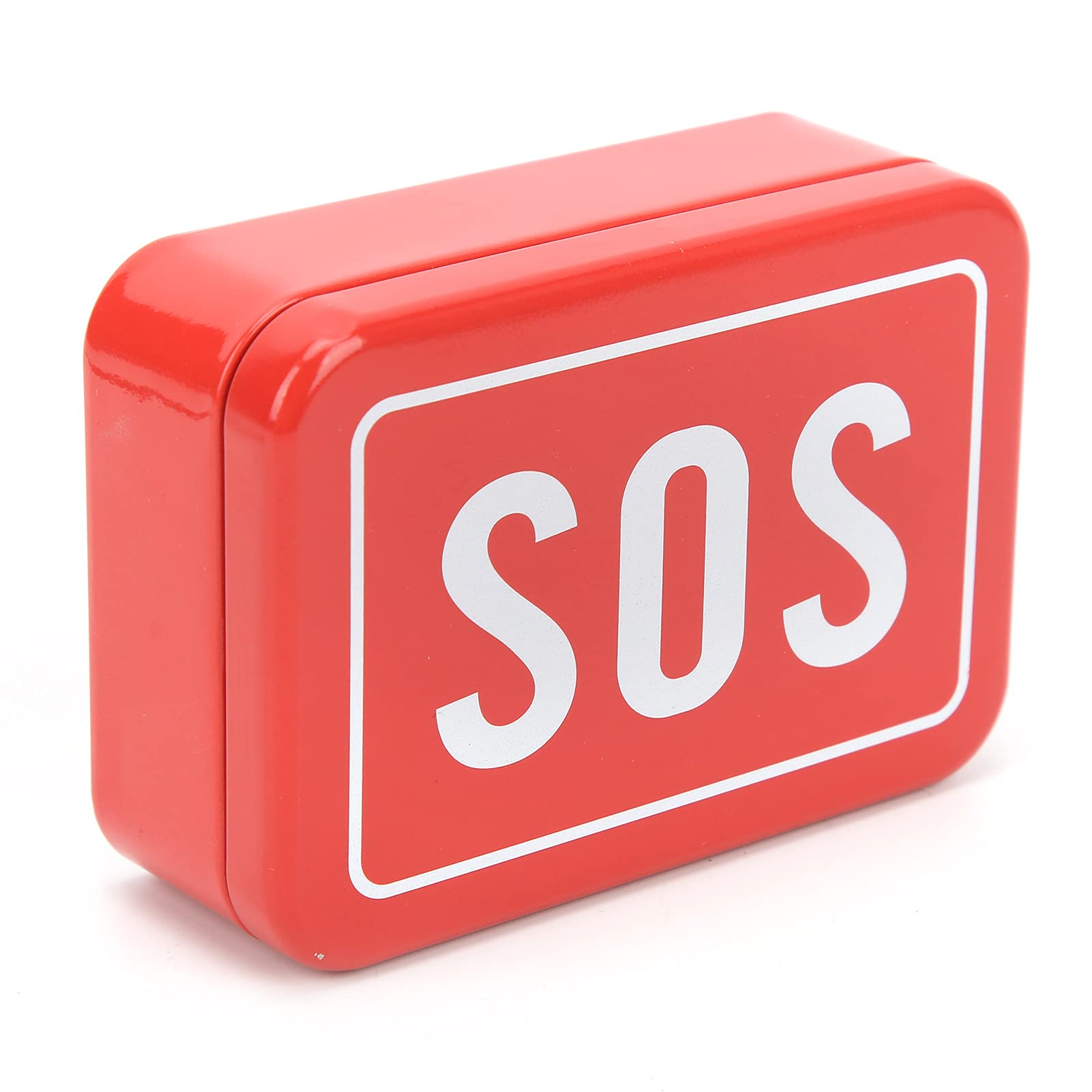 SOS Case, SOS Lifesaving Stainless Steel Container for Survival Kit Emergency Equipment Box for Collecting for Storing Objects