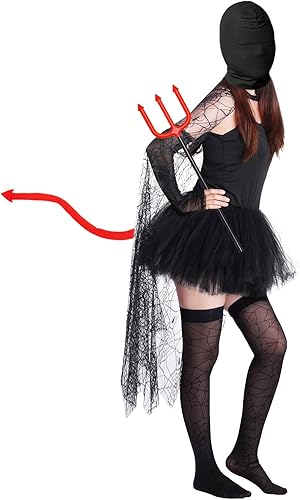 Miniatura 5 de Zentai - Máscara de capucha de cobertura completa de elastano, máscara de ojos abiertos y boca elástica transpirable para Halloween, cosplay,