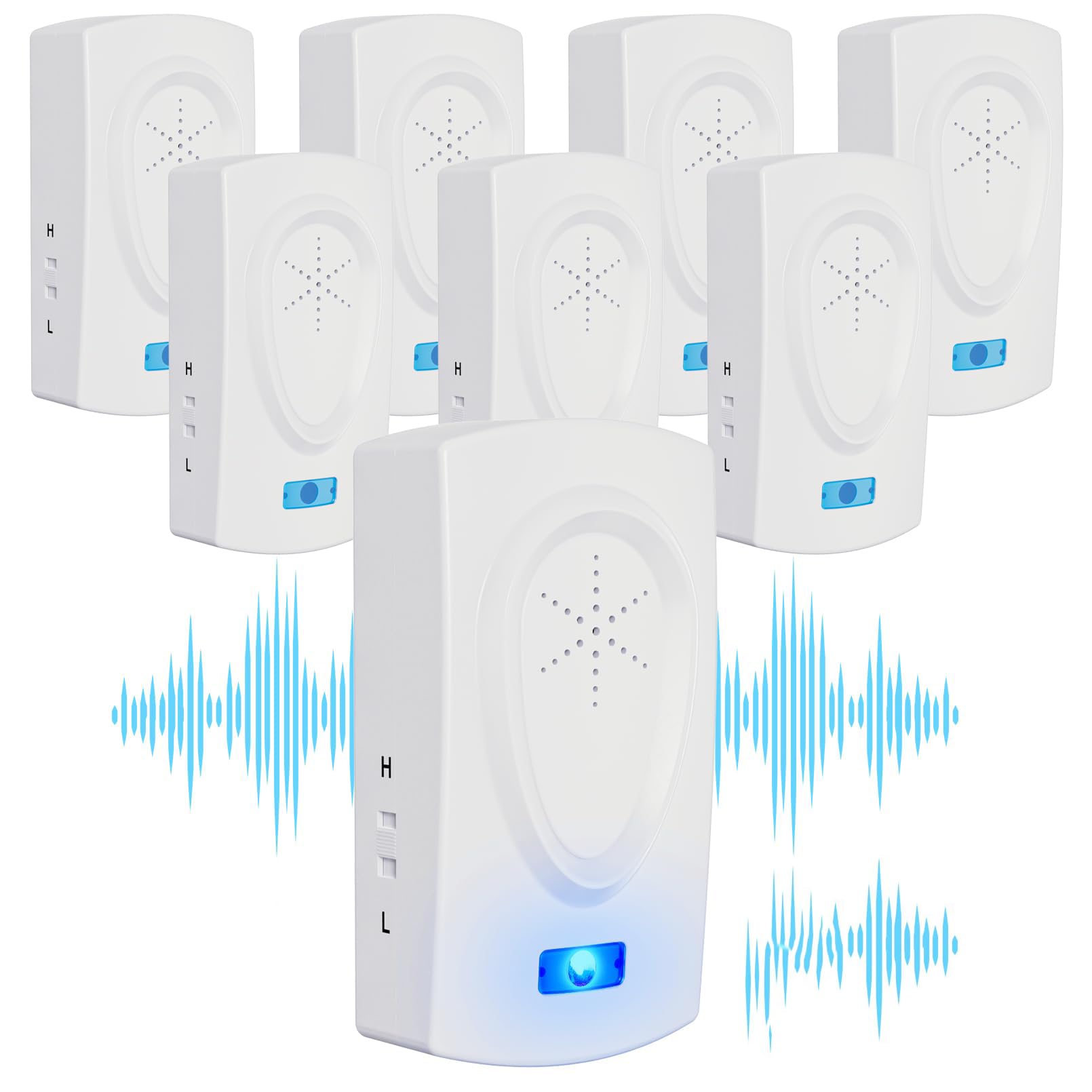 Pest Repeller Indoor, 8 Pack Electronic Pest Reject Plug in, Indoor Control, Repellent for Home, Kitchen, Office