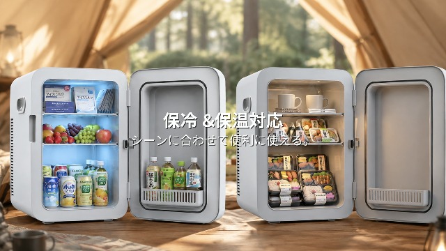 Amazon | 小型冷蔵庫 12.8L ミニ冷蔵庫 Msake 保温保冷両用 省エネ静音