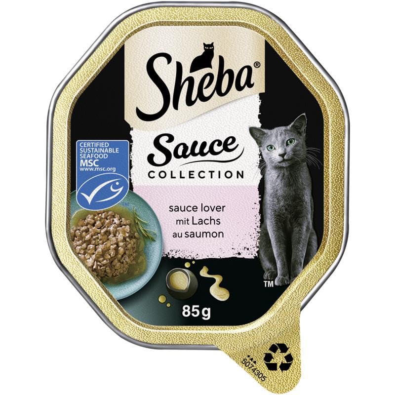 SHEBA® Miska Sauce Collection Sauce Lover z łososiem MSC 1 x 11 x 85 g