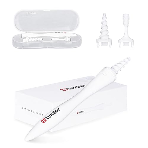 Tvidler El kit de removedor de cera de oído Pro elimina de forma segura y eficaz la cera de los oídos El limpiador de cera de oídos viene con 2