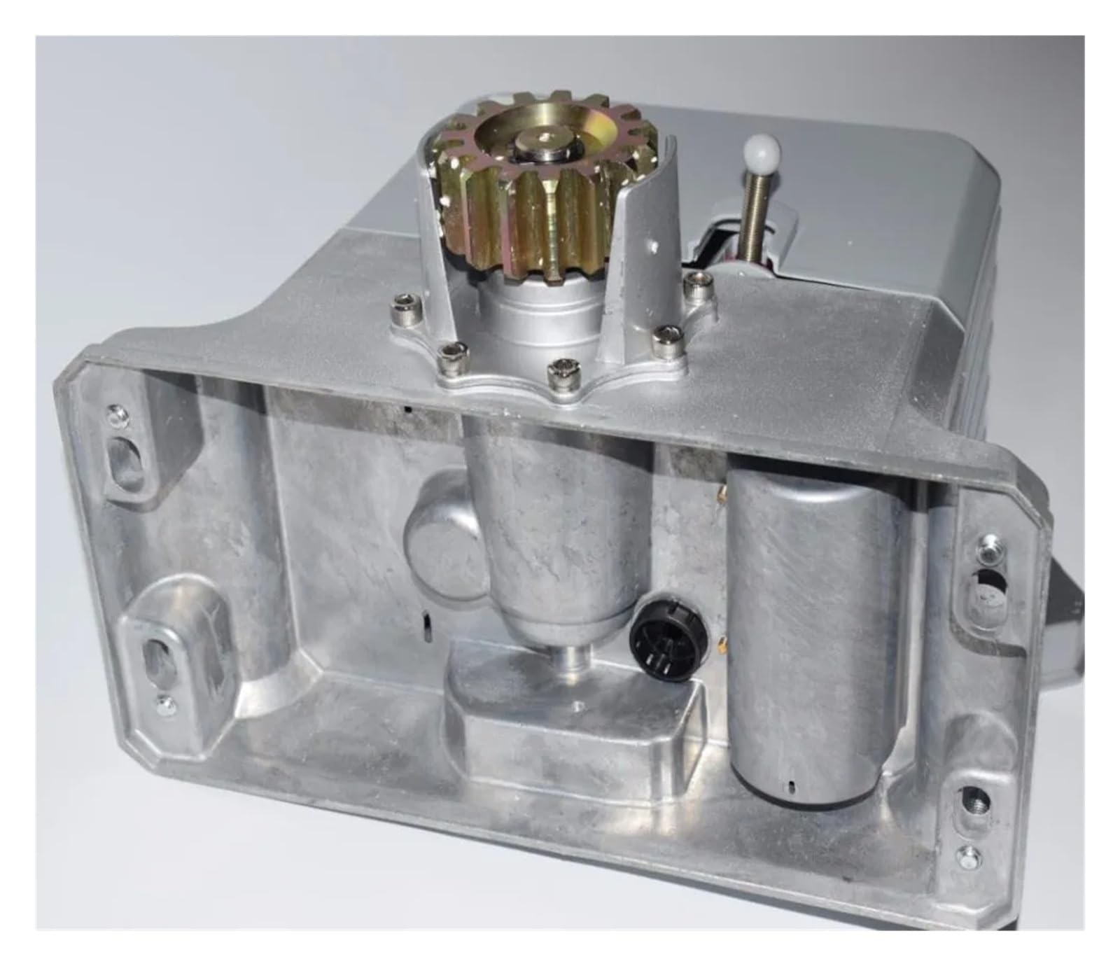 Kit apricancello, Operatore resistente del motore cancello scorrevole da 1800 kg con cremagliere 4 m 5 6 1 fotocellula a infrarossi lampada lampeggiante(Nylon rack 5m)