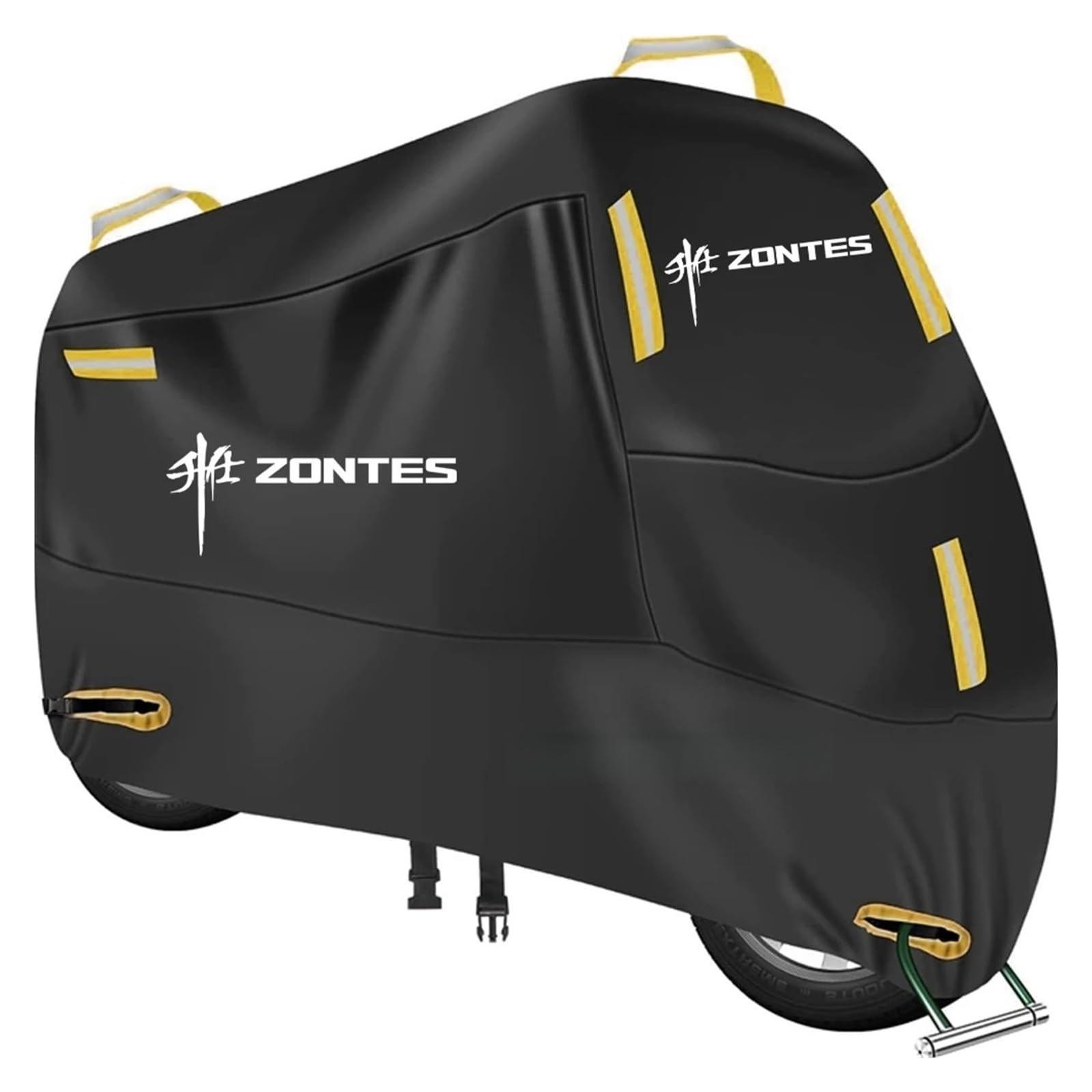 Funda Impermeable para Motocicleta para ZONTES 368G ADV G1-125 350 GK ABS GK-125 Funda para Motocicleta con Protección UV, A Prueba De Polvo Y Nieve, para Exteriores, Impermeable(A,Medium)