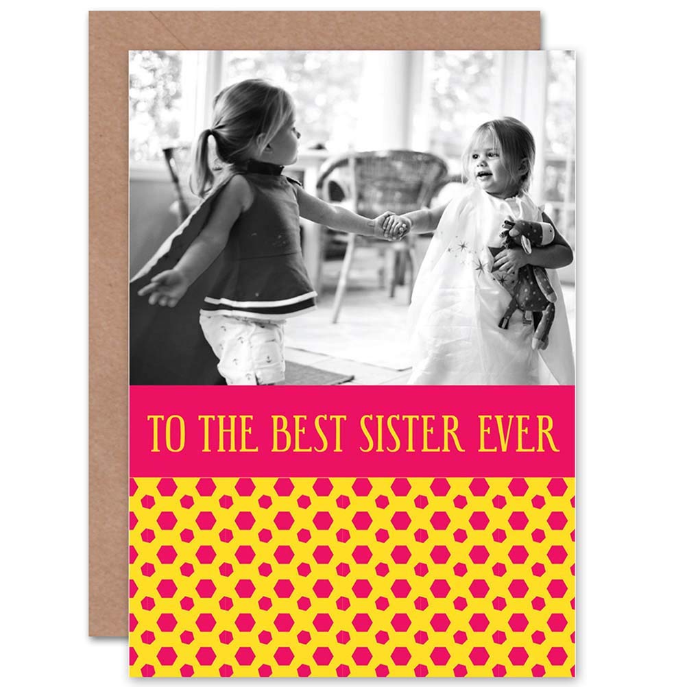 Wee Blue Coo CARD BIRTHDAY HAPPY DR JONES BEST SISTER DANCE PATTERN GIFT