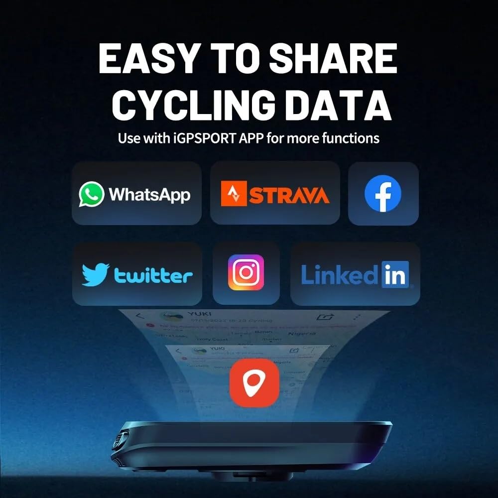 Komputer rowerowy GPS BSC100S Bezprzewodowy prędkościomierz rowerowy Cyfrowy stoper rowerowy Licznik rowerowy Licznik rowerowy