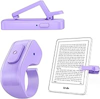 Vista 1 de [Compatible con Fundas] Anillo Girador de Página con Control Remoto para Kindle Paperwhite Oasis Scribe Kobo eReaders, Controles Remotos de Cámara