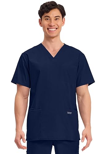 Cherokee Scrubs para Hombres Workwear Professionals V-Neck 4 Pocket Scrub Top WW695