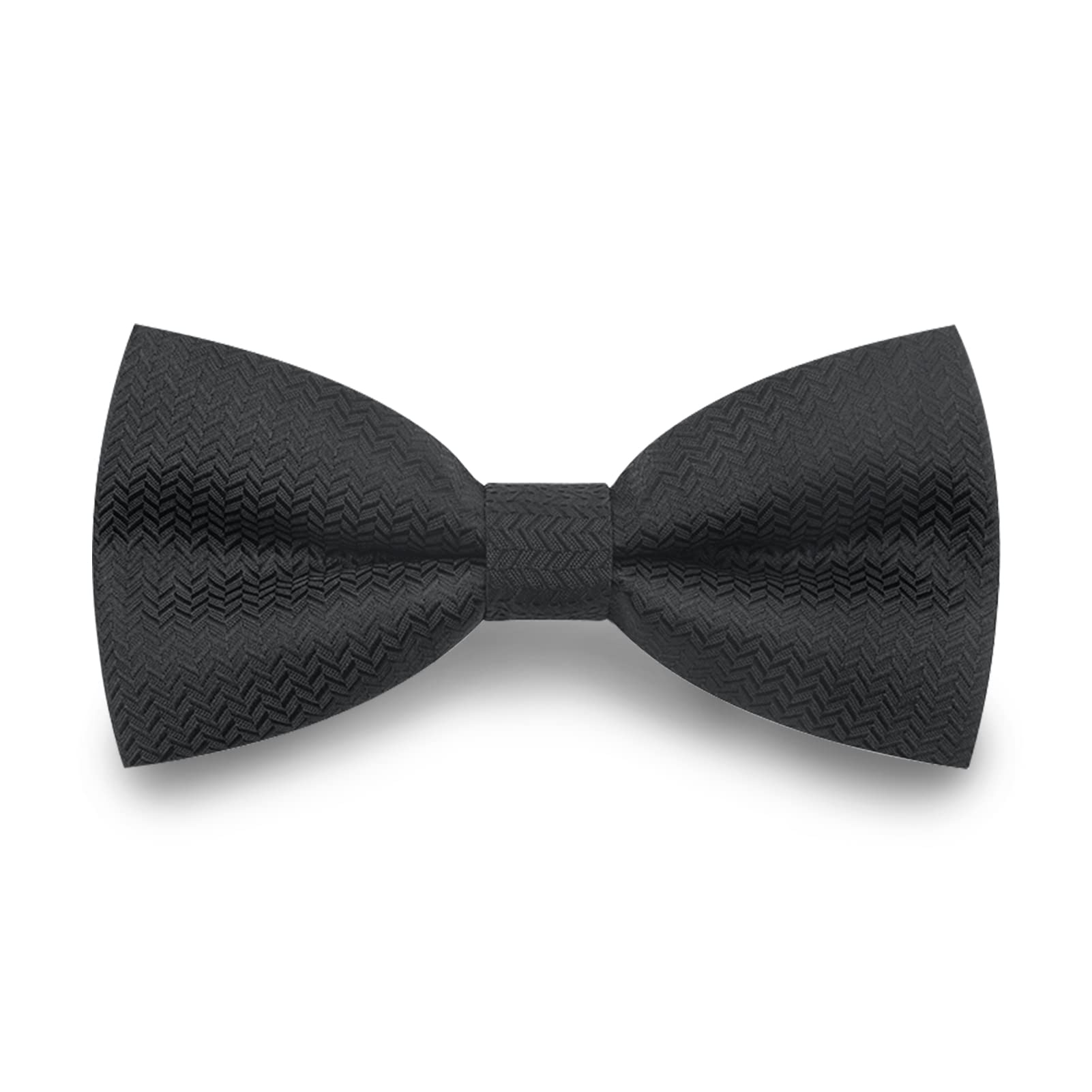 Apictseoo Men's Pre-tied Adjustable Bow Tie for Men Boys, Mens Bow ties Striped Dot Pattern Solid Formal Banded Bowties