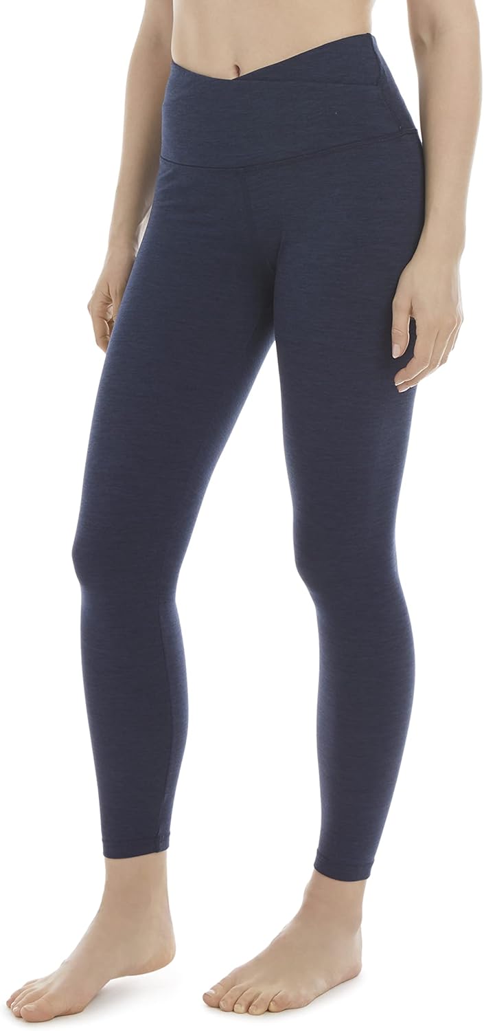 Jockey Womens Super Soft Crossover Waist Active Leggings - Image 2
