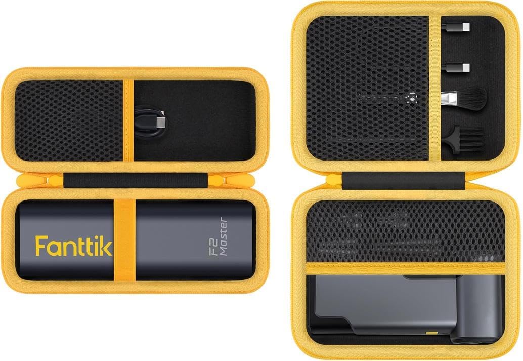 Aenllosi for Fanttik F2 Master Mini Cordless Rotary Tool Kit Hard Case, Rotary Tool Organizer + Fanttik B10 Pro Max/B10 Pro Electric Air Duster Hard Case, Compressed Air Duster Organizer