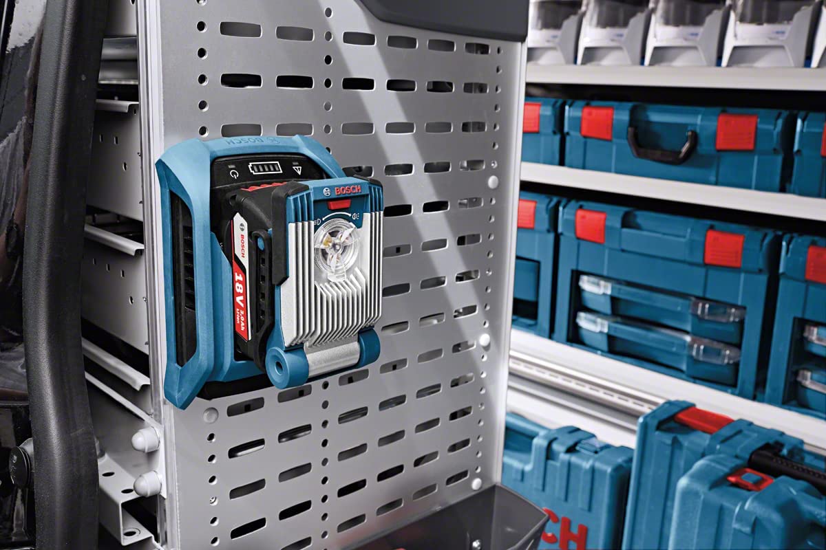Bosch Professional 18V System Martello perfor.a batteria GBH 18V-26 F e lampada a batt GLI VariLED (incl. 2 GBA 18V 4.0Ah,GAL 18V-40, bocc. prof., mandr.autoser., valigetta) - Amazon Exclusive Set
