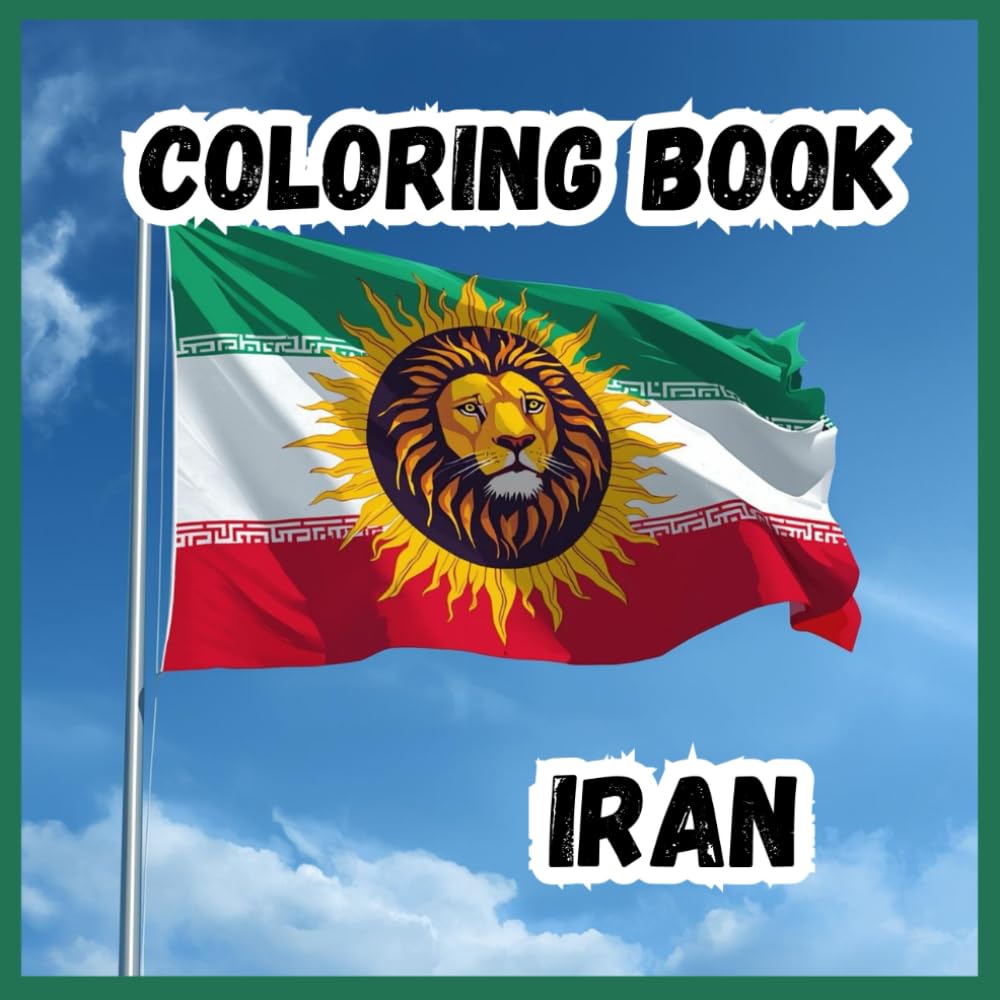 Coloring Book- Iran: Celebrate history, one line at a time—color your way across Iran| Sized at 8.5 x 8.5 inches