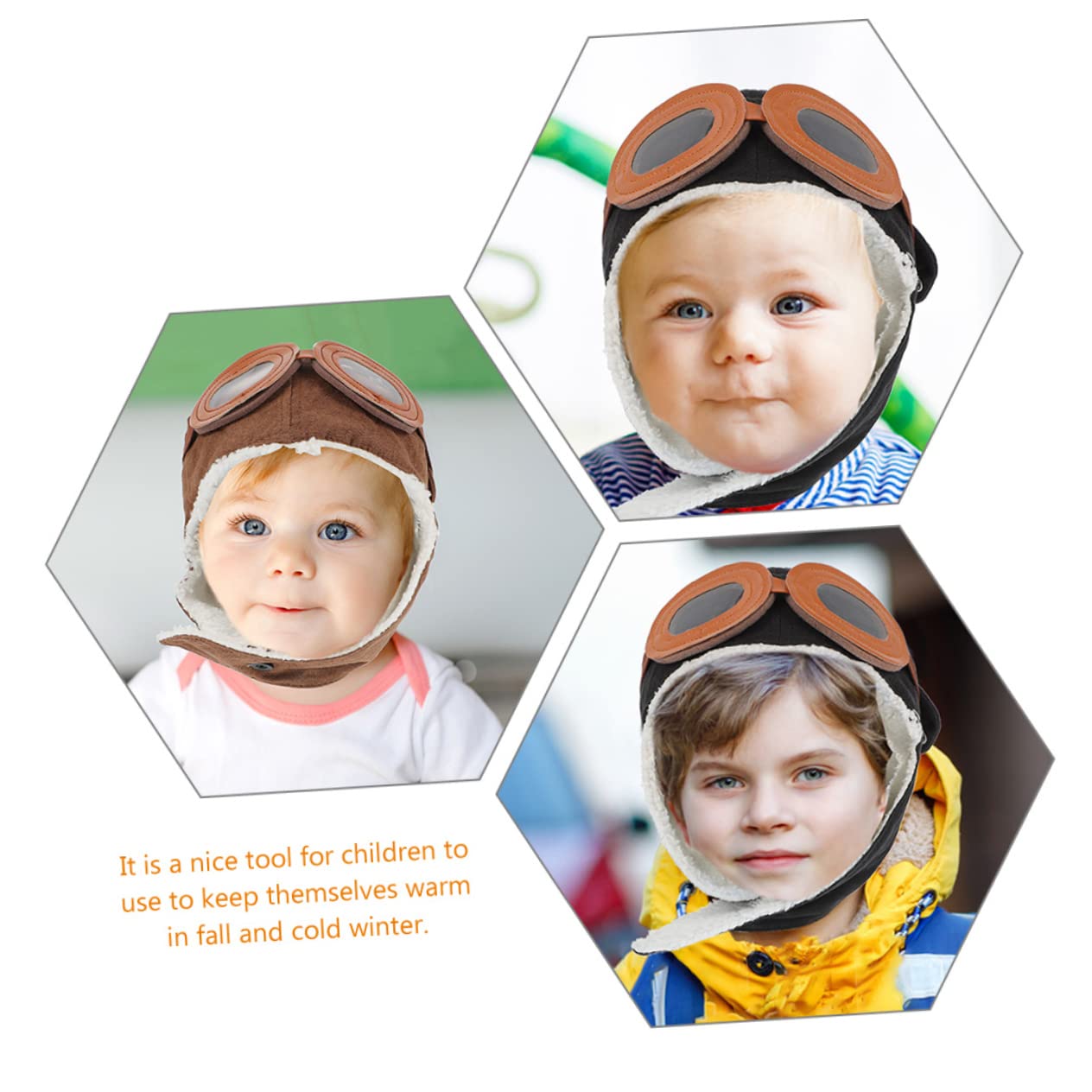 VALICLUD Pilotenmütze Wintermütze Faschingshut Geschenketueten Kinderhüte Kindermützen Jungen Jungs Hut Für Fleecemütze Für Baumwolle
