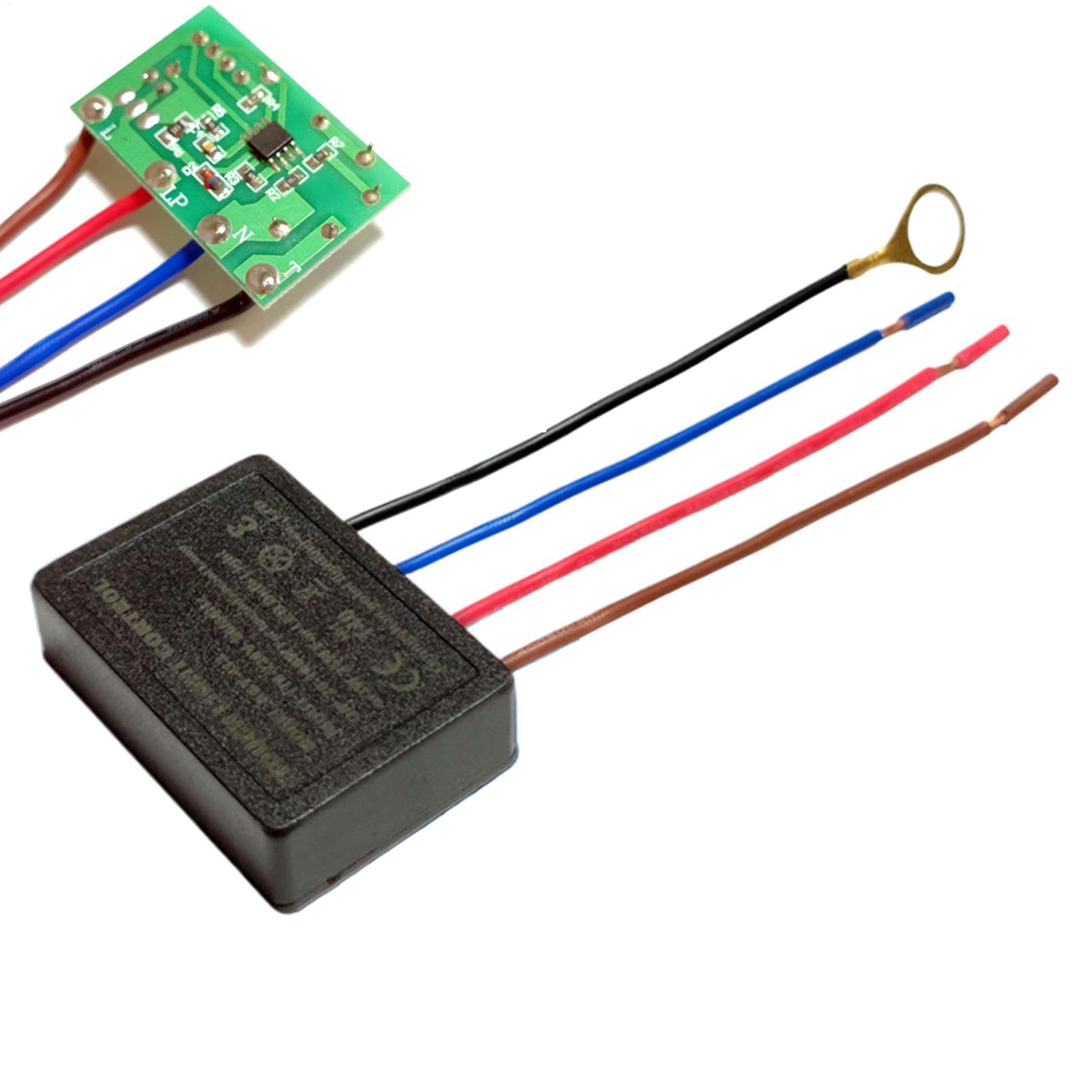 Replacement Dimming Sensor | Light Dimmer 3 Way Touch Lamp Sensor - Control Module Stepless Multi-Functional Replacement Sensor for Wall Lamps