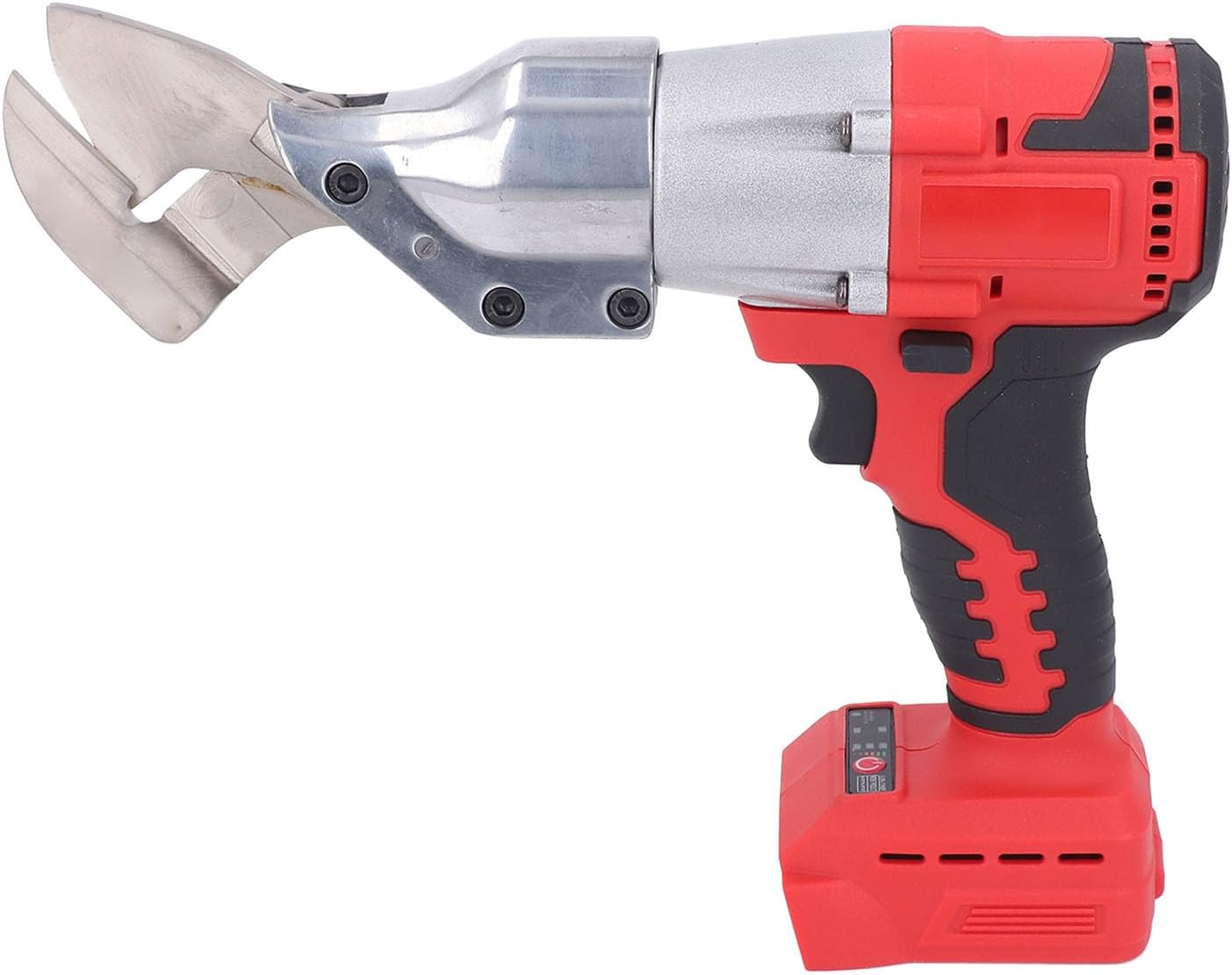 Cordless Metal Shears, 800W Brushless Motor 18V Battery Powered Electric Sheet Metal Cutter with Variable Speed 1500-2200RPM, for Stainless Steel Carbon Steel Aluminum Plastic
