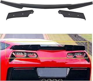 ECOTRIC Spoiler and Winglets Compatible with 2014-2019 Corvette C7