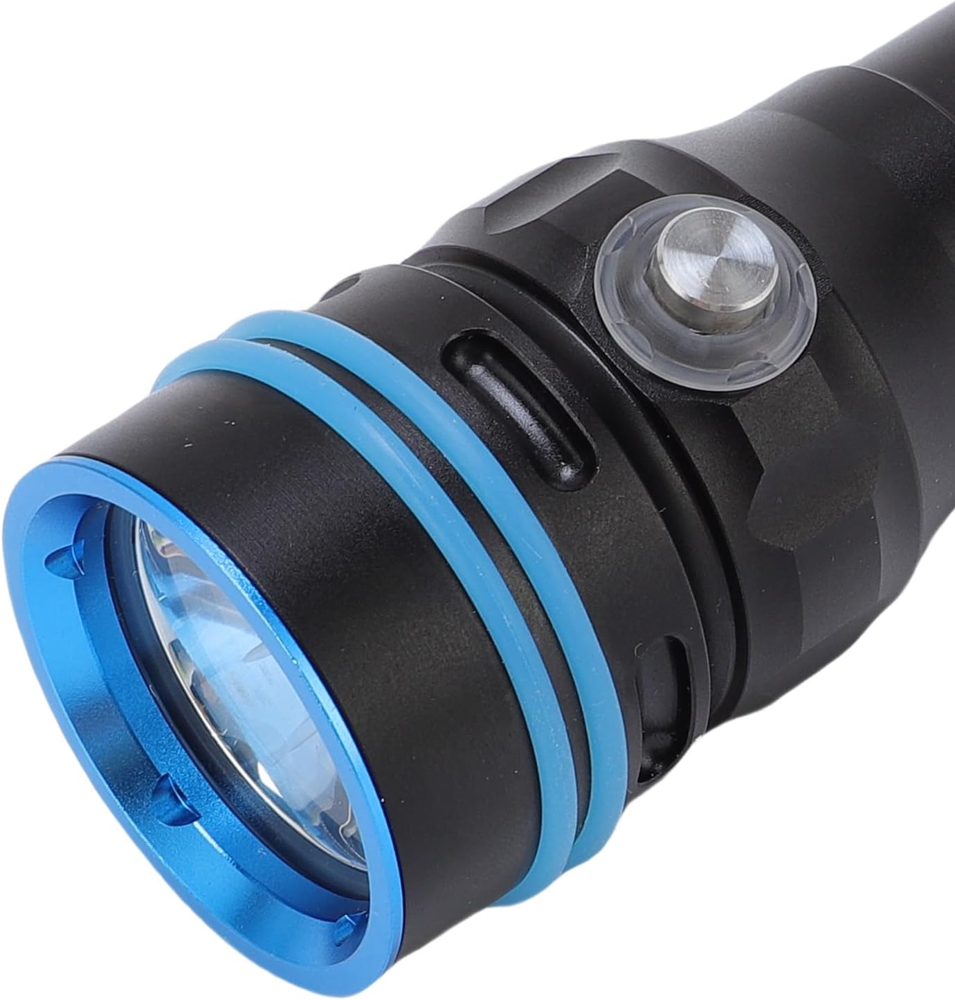 Scuba Diving Flashlight IPX8 Waterproof 3600LM Dive Light with 4 Modes and Power Indicator - Ultra Bright LED for Night Snorkeling and Deep Sea Exploration