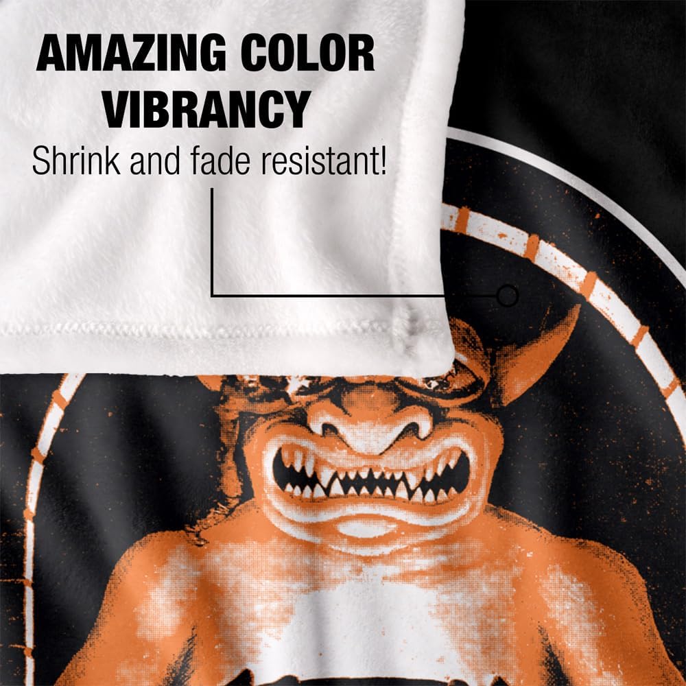 Dungeons & Dragons Blanket, 60"x80" First Edition Player's Handbook Cover Silky Touch Super Soft Throw Blanket