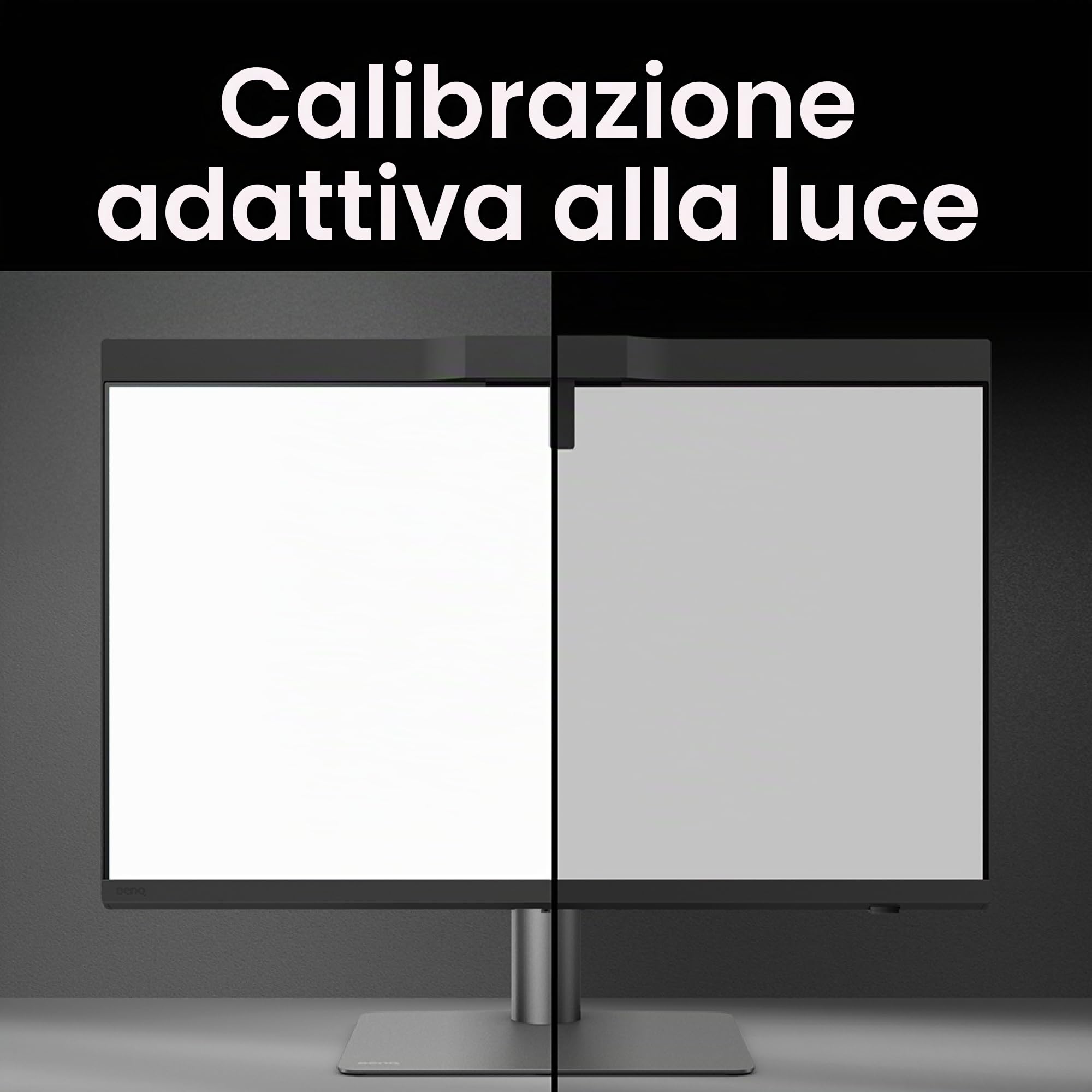 BenQ Creative Pro PD2770U 27” 4K monitor con gestione cromatica, calibrazione hardware, 99% RGB/DCI-P3, 100% Rec.709, USB-C96W, collegamento daisy chain, KVM, per studi grafici e di video editing
